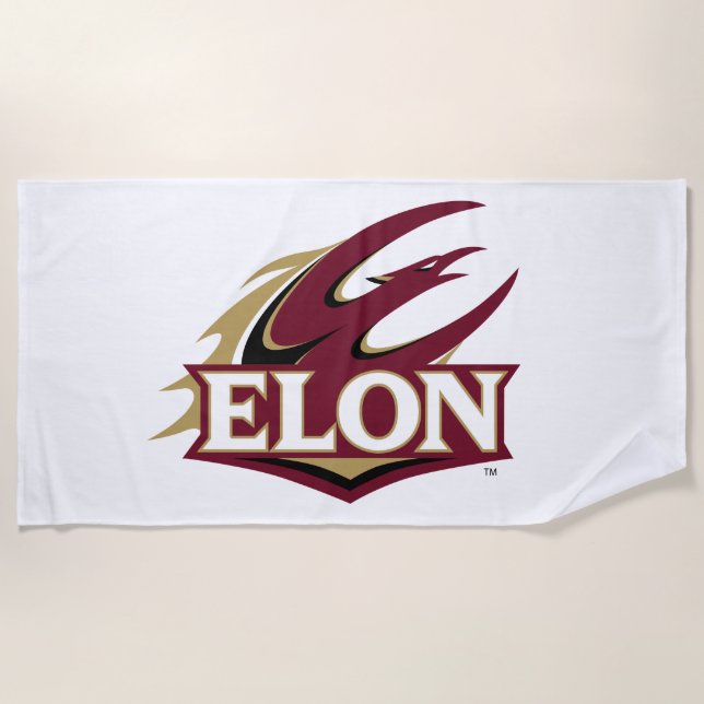 Serviette De Plage Logo Elon Phoenix (Devant)