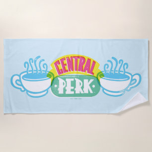 Serviette De Plage Logo Neon Central Perk