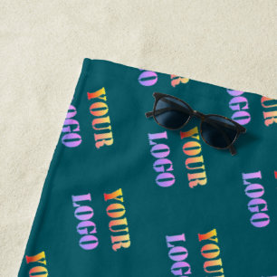 Serviette De Plage Logo Personnalisé Photo Promotionnels Couleurs Per