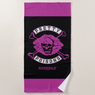 Serviette De Plage Logo Poisons Pretty