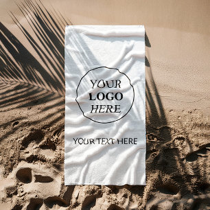 Serviette De Plage Logo Promotionnel Personnalisé – Aucune Commande M