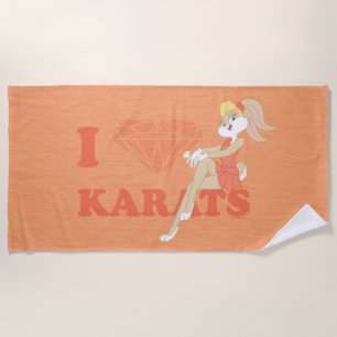 Serviette De Plage Lola Bunny I Heart Karats