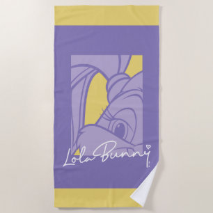 Serviette De Plage Lola Portrait Autograph