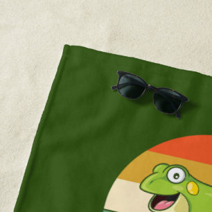 Serviette de plage Love Frogs