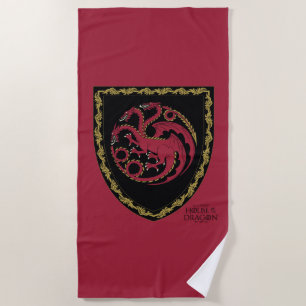 Serviette De Plage MAISON DU DRAGON   Maison Targaryen Crest