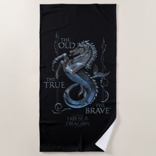 Serviette De Plage MAISON DU DRAGON   Maison Velaryon Sigil
