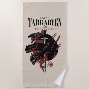 Serviette De Plage Maison Targaryen - Feu et Sang