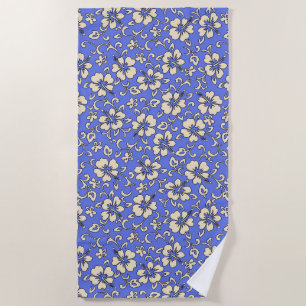 Serviette De Plage Malia Hawaiian Hibiscus Tropical Floral - Peri