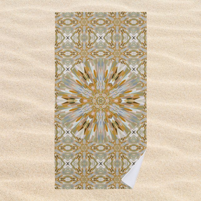 Serviette de plage Mandala 1 (Créateur téléchargé)