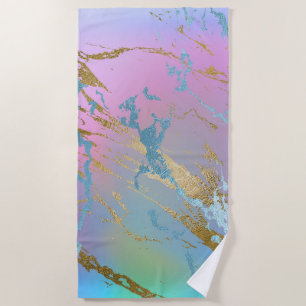 Serviette De Plage Marbre millénaire Playbow Pastel Ombre