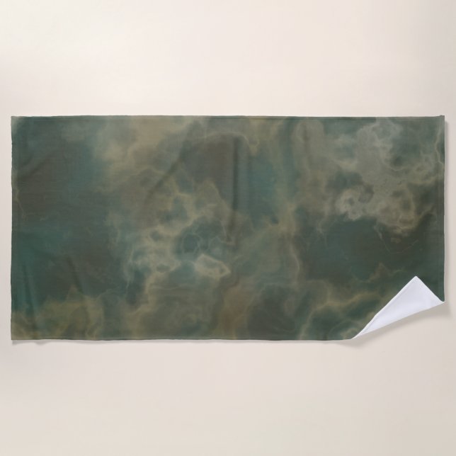 Serviette De Plage Marbre vert (Devant)