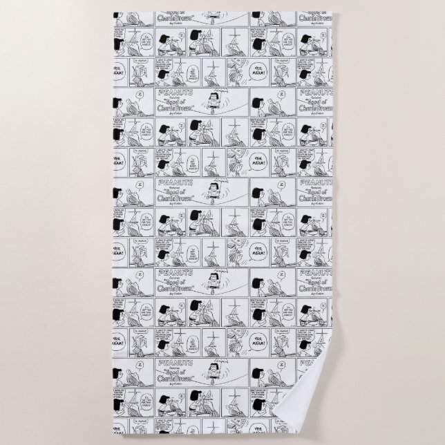 Serviette De Plage Marcie & Pepperment Patty En Classe (Devant)