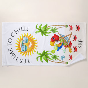 Serviette de plage Margarita Parrot