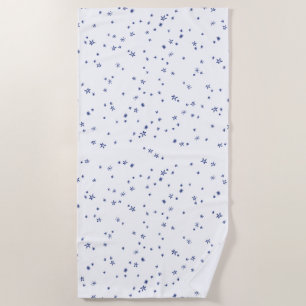 Serviette De Plage Marine bleu et blanc Twinké Little Stars
