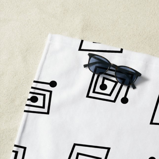 Serviette De Plage Mazages (En situation)