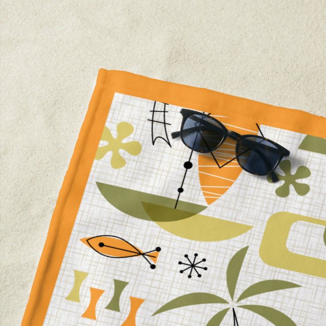 Serviette De Plage MCM Hawaiian Village (En situation)