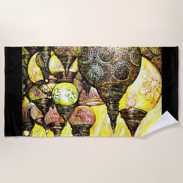 Serviette De Plage Même plus grande idée de couleur (Devant)