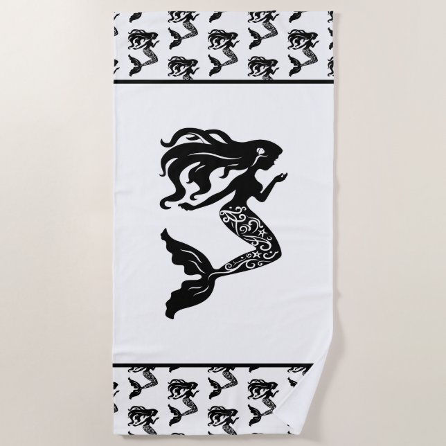 Serviette de plage Mermaid (Devant)