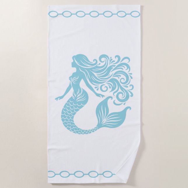 Serviette De Plage Mermaid Beach Towel (Devant)