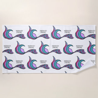 Serviette de plage Mermaid Strong Mermaid