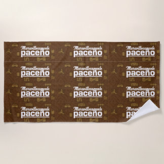 Serviette De Plage Merveilleusement paceño