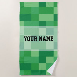 Serviette De Plage Minecraft Personalized Beach Towel