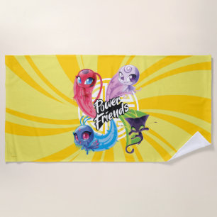 Serviette De Plage Miraculaires Kwamis Power Friends