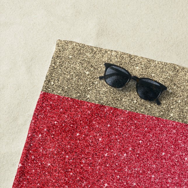 Serviette De Plage Miss USA style Parties scintillant Beach Towel en  (En situation)