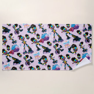 Serviette De Plage Modèle de pose de personnage de Moon Girl