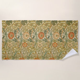 Serviette De Plage Modèle Rose et Rose vintage de William Morris