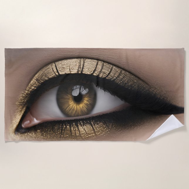 Serviette De Plage modulo eyes (Devant)