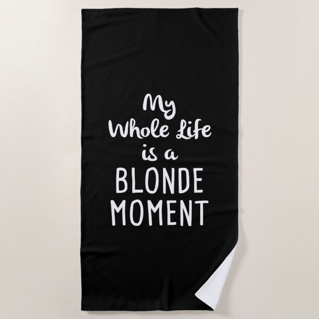 Serviette De Plage Moment blond (Devant)