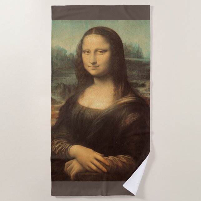 Serviette De Plage Mona Lisa (Devant)