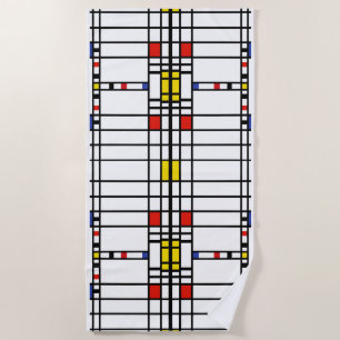 Serviette De Plage Mondrian
