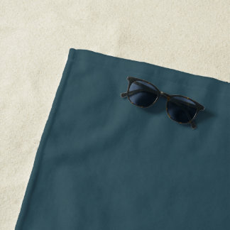 Serviette de plage | Monogramme simple moderne
