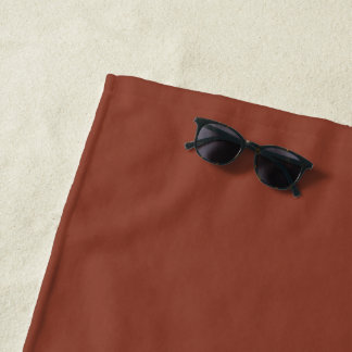 Serviette de plage | Monogramme simple moderne