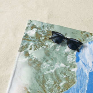 Serviette De Plage Montagnes (montage photo) 2
