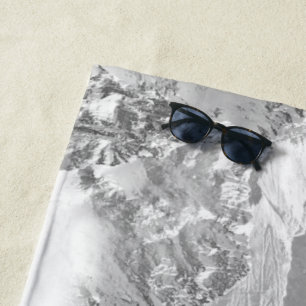 Serviette De Plage Montagnes (montage photo) 3