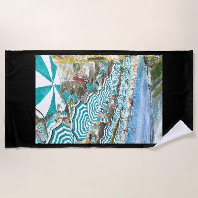 Serviette De Plage Monterosso al Mare, Italie (Devant)