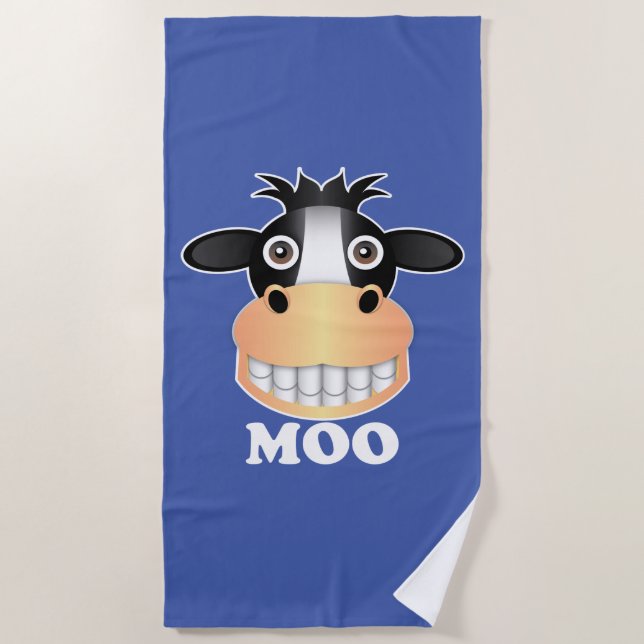 Serviette De Plage Moo - Beach Towel (Devant)