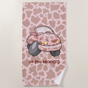 Serviette De Plage Moo Car