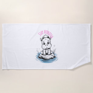 Serviette De Plage MOO-DENG Collection - Conception audacieuse et int