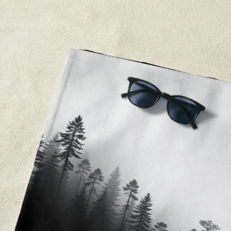 Serviette De Plage Moody Forest Douche rideau