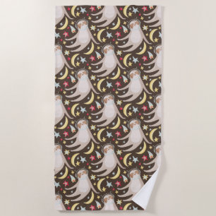 Serviette De Plage Motif d'astronaute de paresse