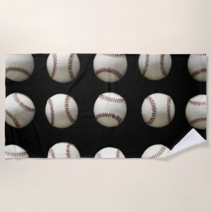 Serviette De Plage Motif de baseball