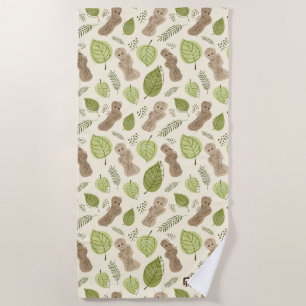 Serviette De Plage Motif du feuillage Groot