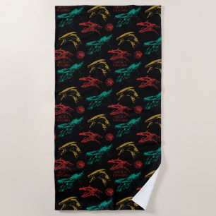 Serviette De Plage Motif en chef Dragon