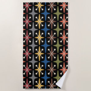 Serviette De Plage Motif en étoile du milieu du XXe siècle