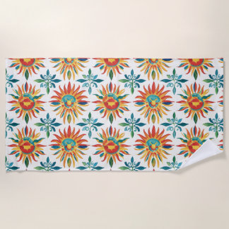 Serviette De Plage Motif Ensoleillé