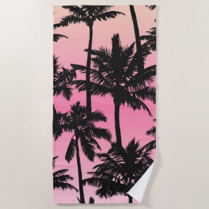 Serviette De Plage Motif Palm Tree